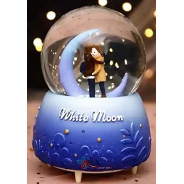 White Moon Kar Küresi Orta Boy