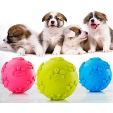 Köpek Isırma Topu Pati Desenli 
