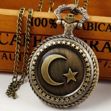 Türk Bayraklı Köstekli Saat