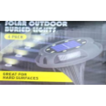 4'lü Solar Panelli Kazıklı Zemin Solar Ledi 8+4 Led RGB