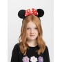 Kırmızı Fiyonklu Minnie Mouse Taç Fare Tacı Kafa Bandı