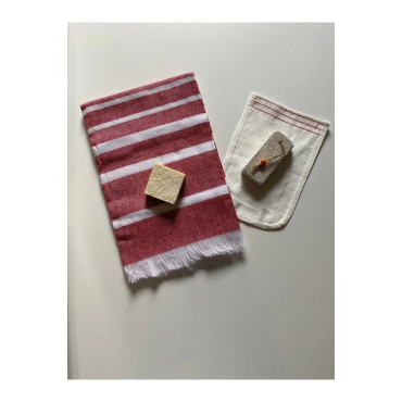Gelin Hamamı Seti, Premium Peştemal , Ponza Topuk Taşı, Doğal Zeytinyağı Sabun, Kese 4lü Set 
