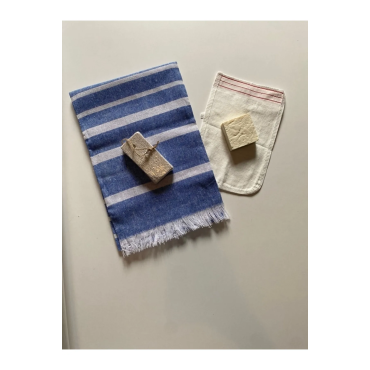 Gelin Hamamı Seti, Premium Peştemal , Ponza Topuk Taşı, Doğal Zeytinyağı Sabun, Kese 4lü Set 